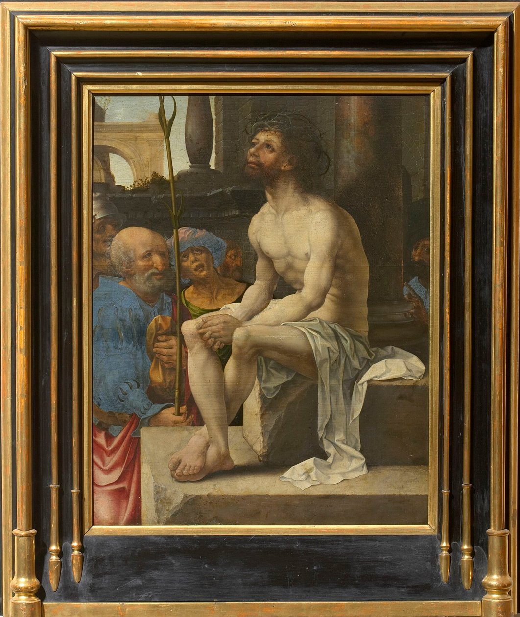 Die Verspottung Christi, 1527 von Jan Gossaert