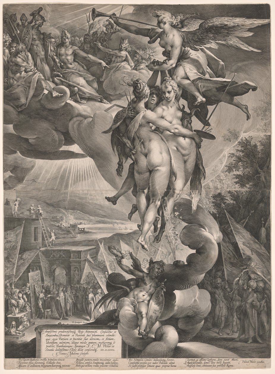 Apotheose der Künste von Jan Harmensz. Muller