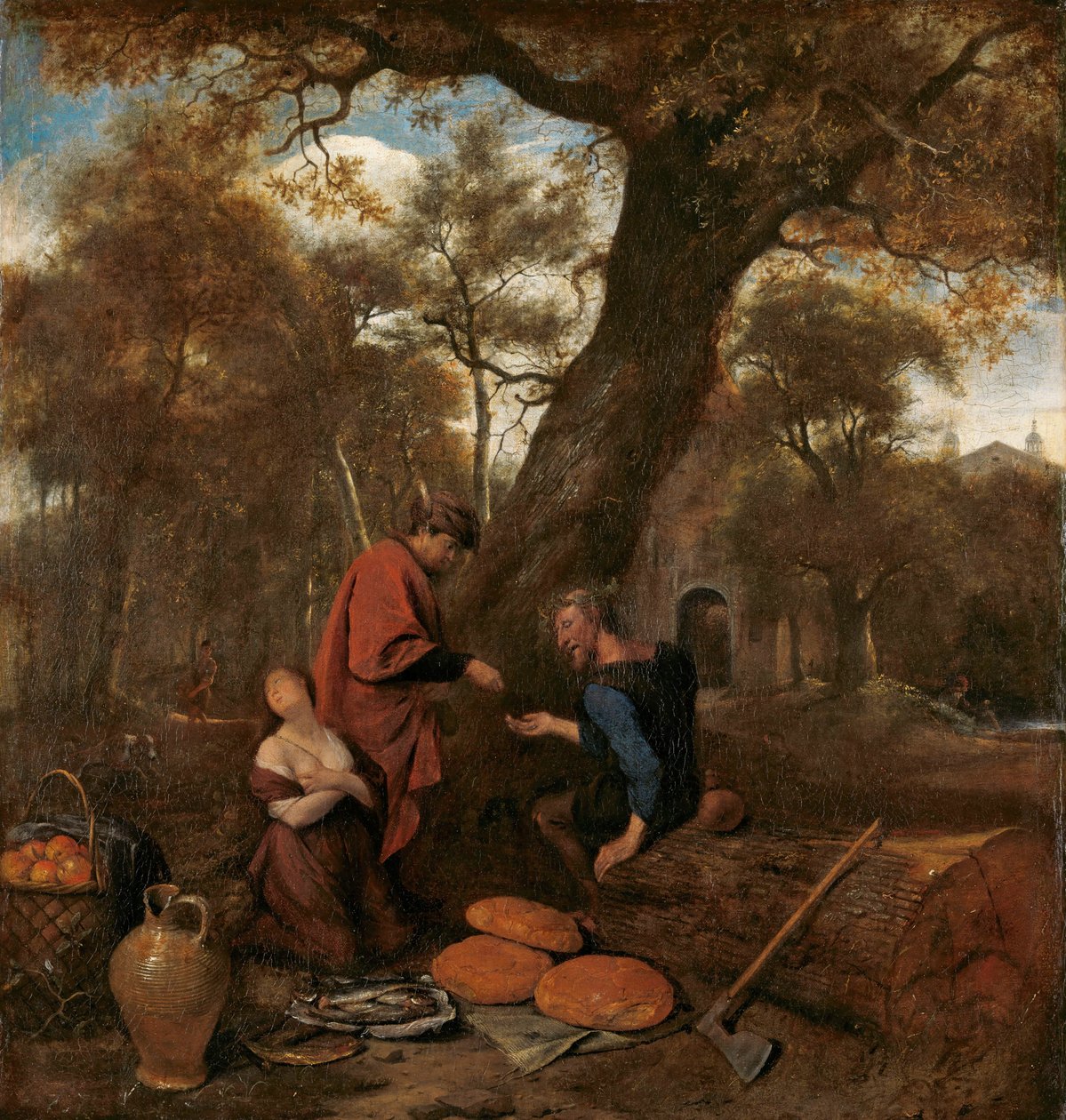 Erysichthon verkauft seine Tochter Mestra von Jan Havicksz. Steen
