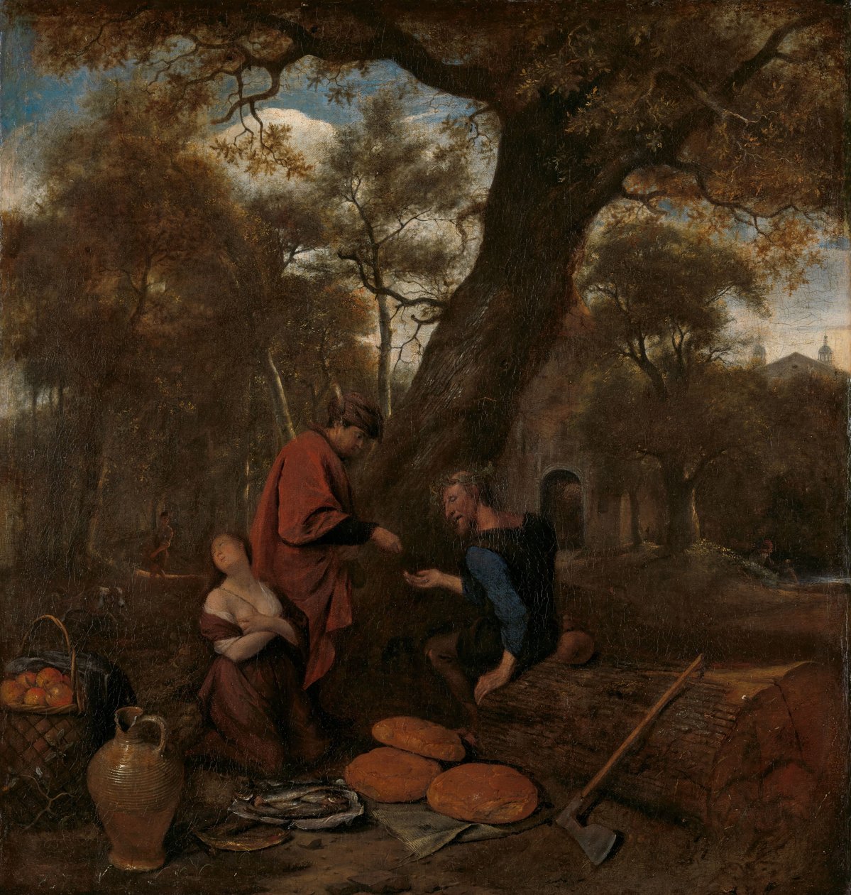 Erysichthon verkauft seine Tochter von Jan Havicksz. Steen