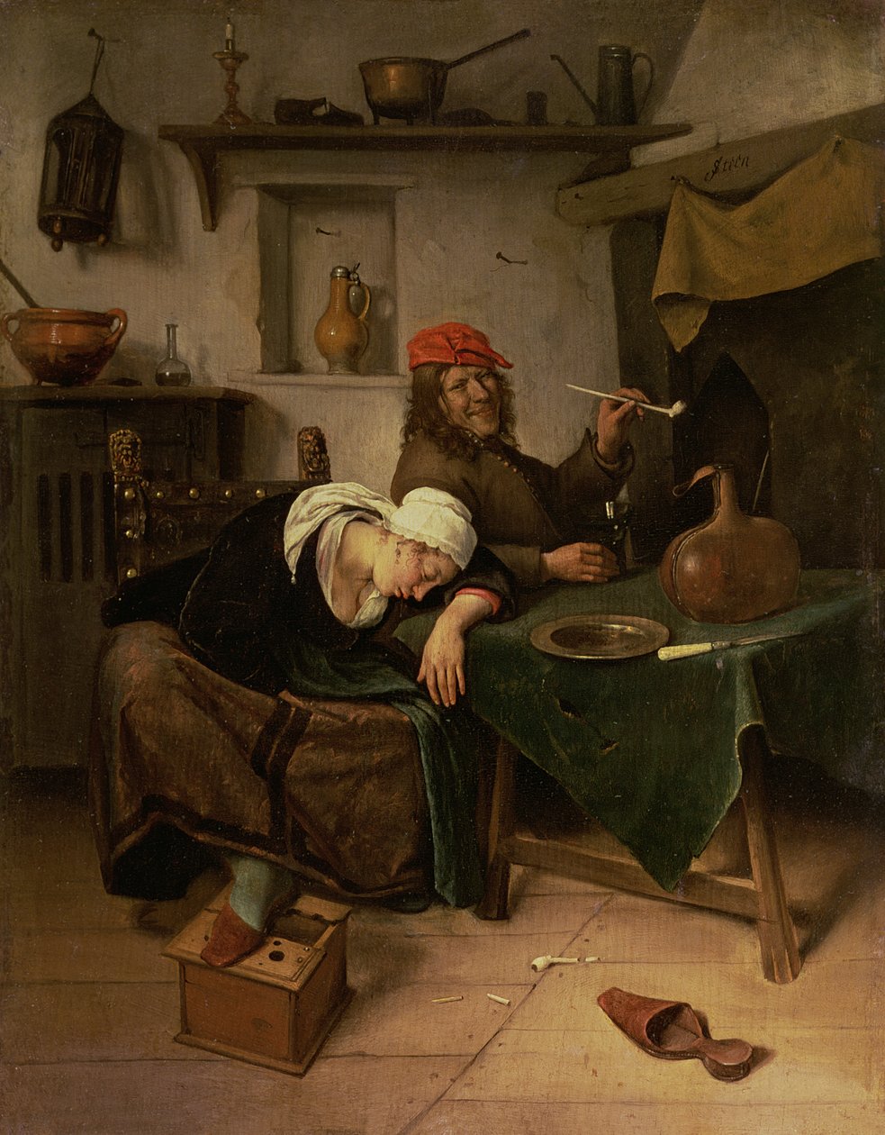 Die Müßiggänger von Jan Havickszoon Steen