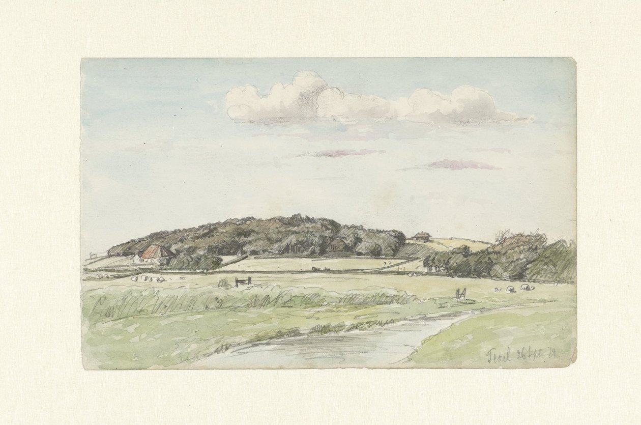 Ansicht von Texel von Jan Hoynck van Papendrecht