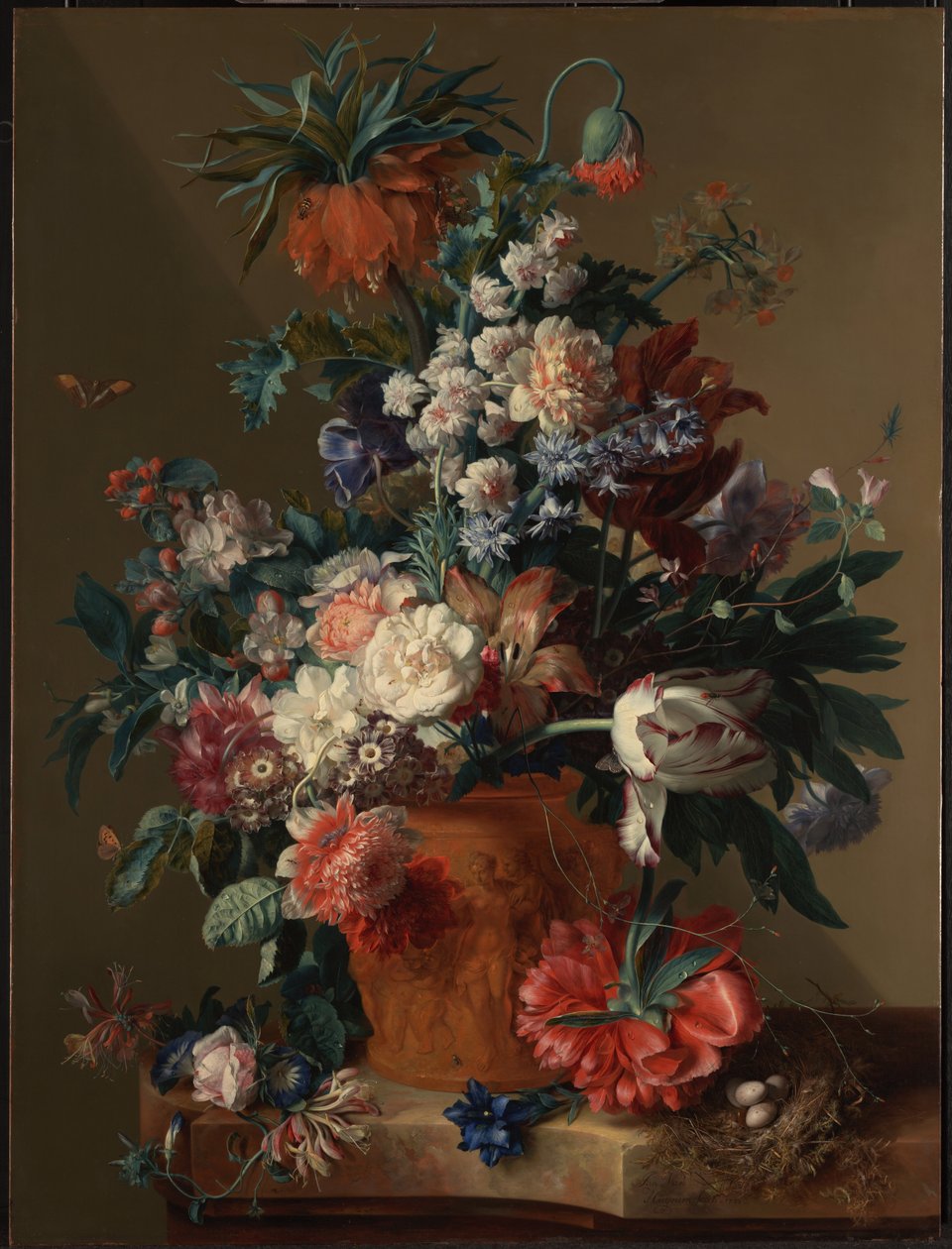 Blumenvase, 1722 von Jan Huysum van