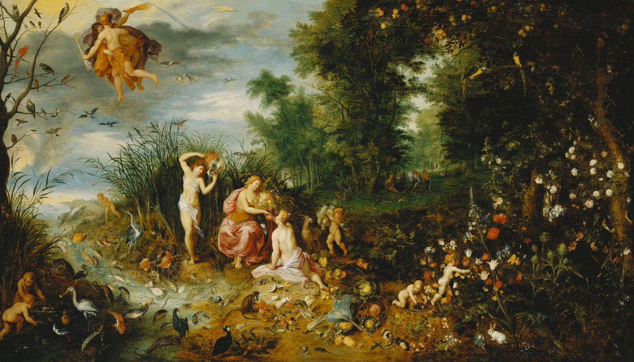 Die vier Elemente von Jan II Brueghel