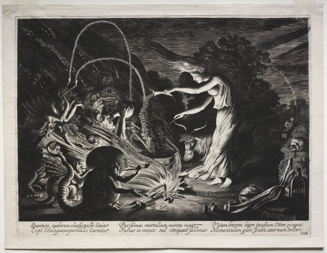 Die Hexe (Nachtstück) von Jan Jansz. van de Velde