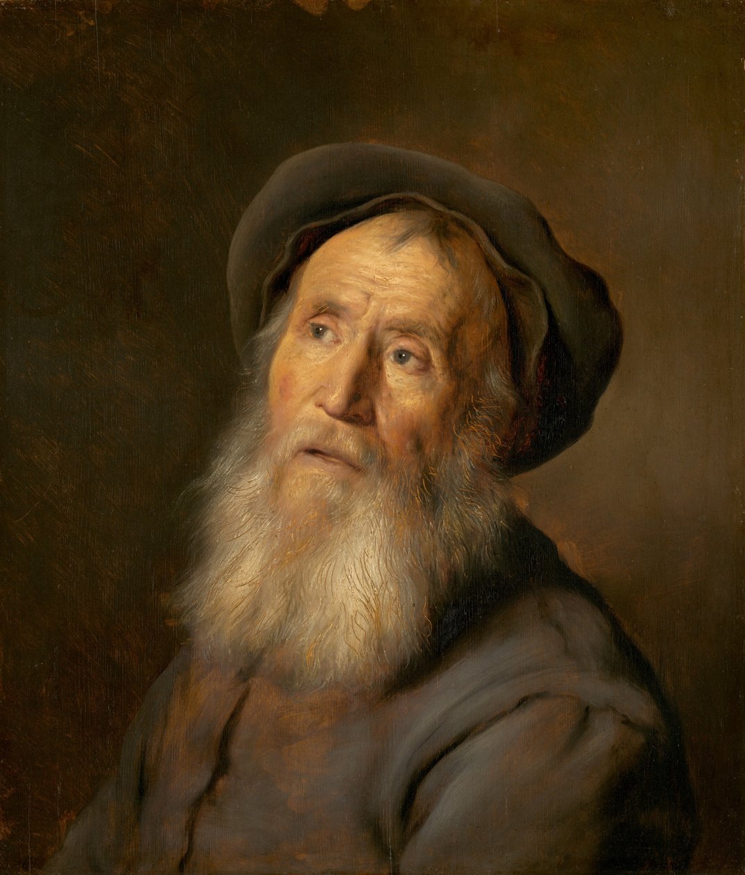 Bärtiger Mann mit Barett, ca. 1630 von Jan Lievens