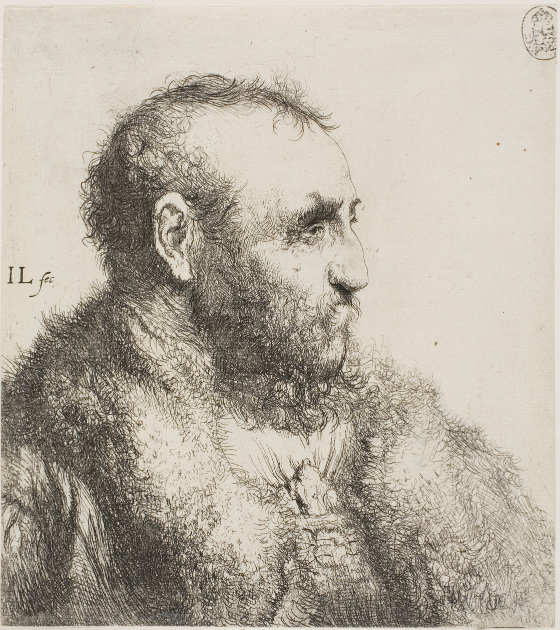 Büste eines alten Mannes von Jan Lievens