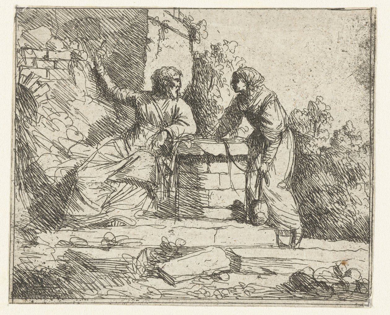 Christus und die Samariterin von Jan Lievens
