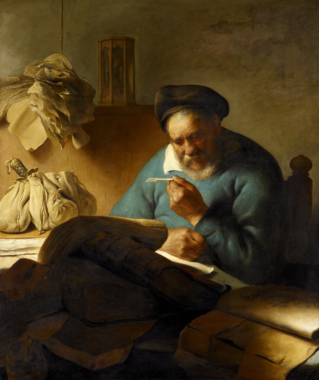 Der Federkiel-Schneider, 1627 von Jan Lievens