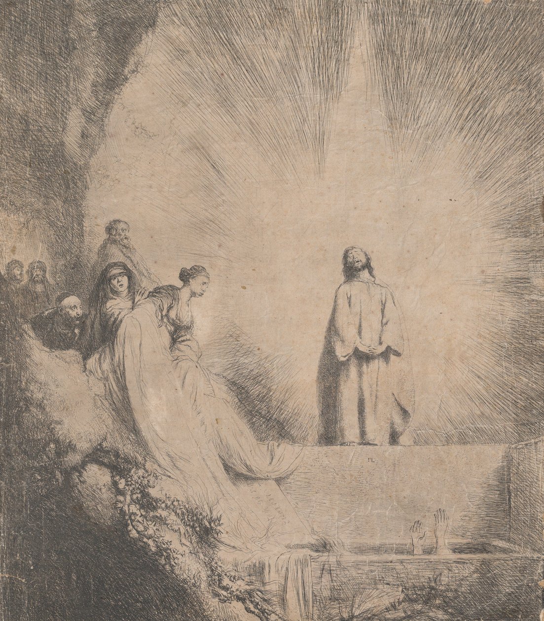 Die Auferstehung des Lazarus, 1620-74 von Jan Lievens