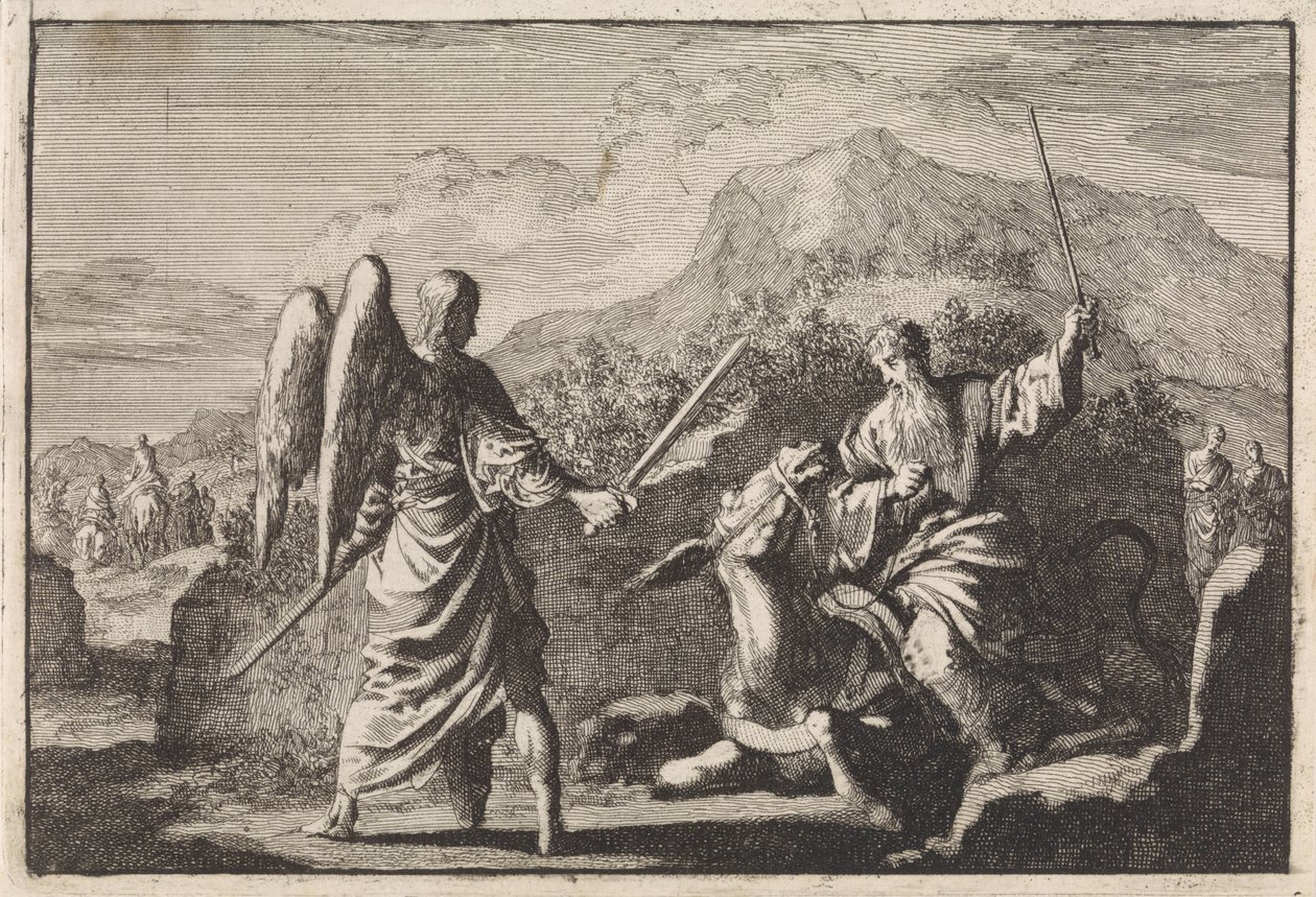 Bileam und der Engel von Jan Luyken