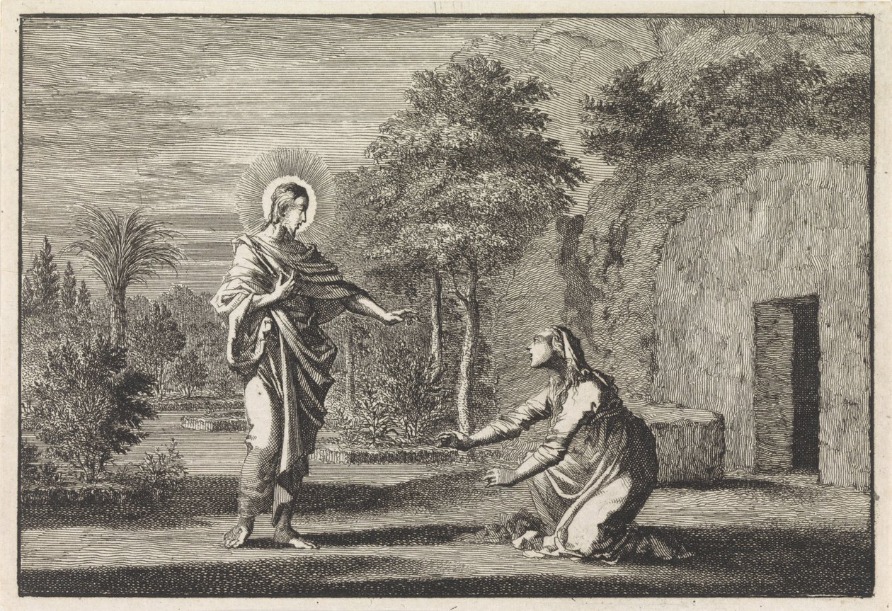 Christus erscheint Maria Magdalena von Jan Luyken