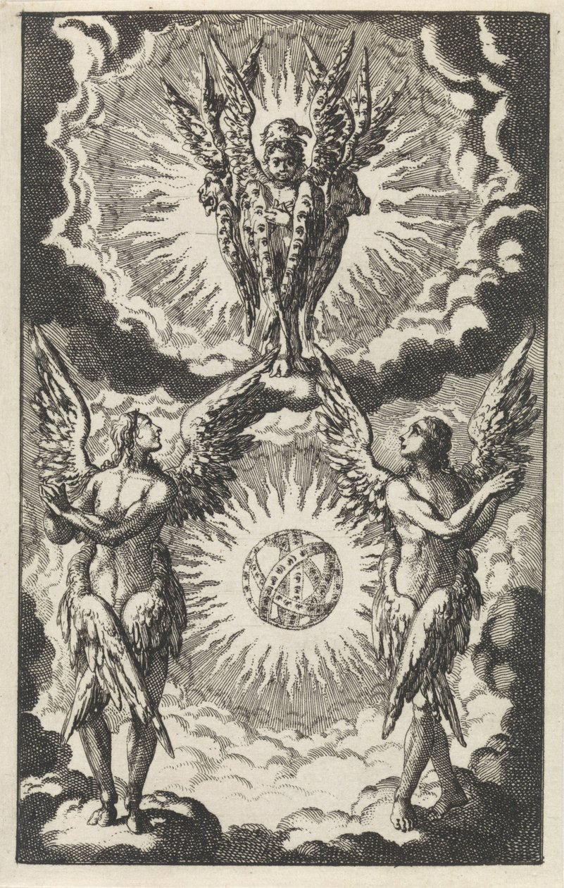 Verschiedene Cherubinen von Jan Luyken