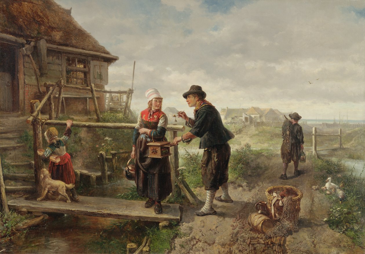Eine Pfeife anzünden von Jan Mari Henri Ten Kate