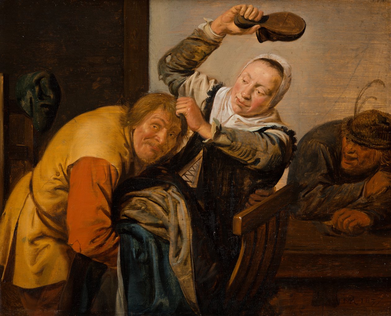 Die fünf Sinne: Tastsinn, 1637 von Jan Miense Molenaer