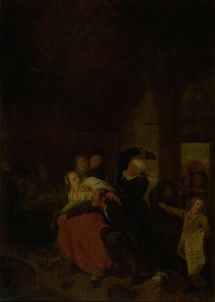 Die eifersüchtige Ehefrau von Jan Miense Molenaer