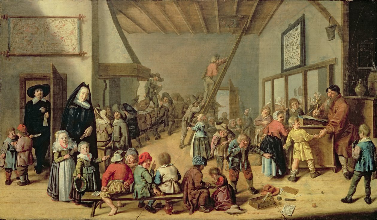 Das Klassenzimmer, 1634 von Jan Miense Molenaer