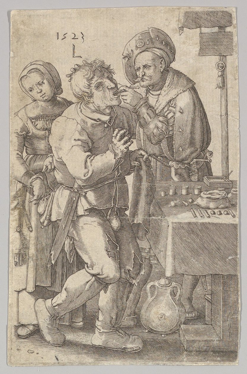 Der Zahnarzt Rückseitige Kopie, n.d. von Jan Muller