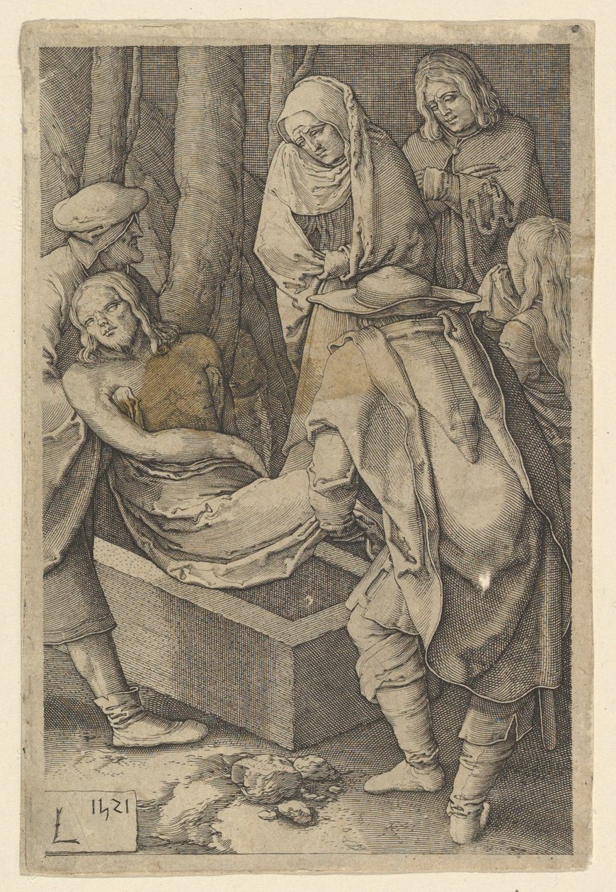 Die Grablegung (Kopie), 1521 von Jan Muller