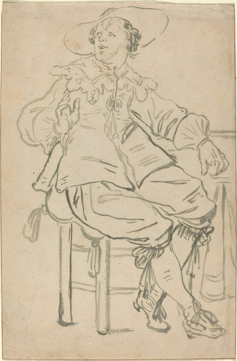 Sitzender Kavalier von Jan Philipz van Bouckhorst