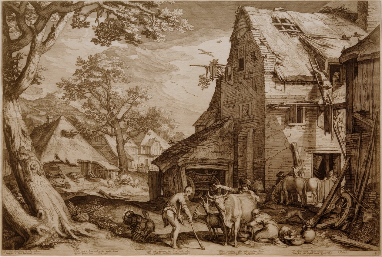 Der verlorene Sohn als Schweinehirt von Jan Pietersz Saenredam
