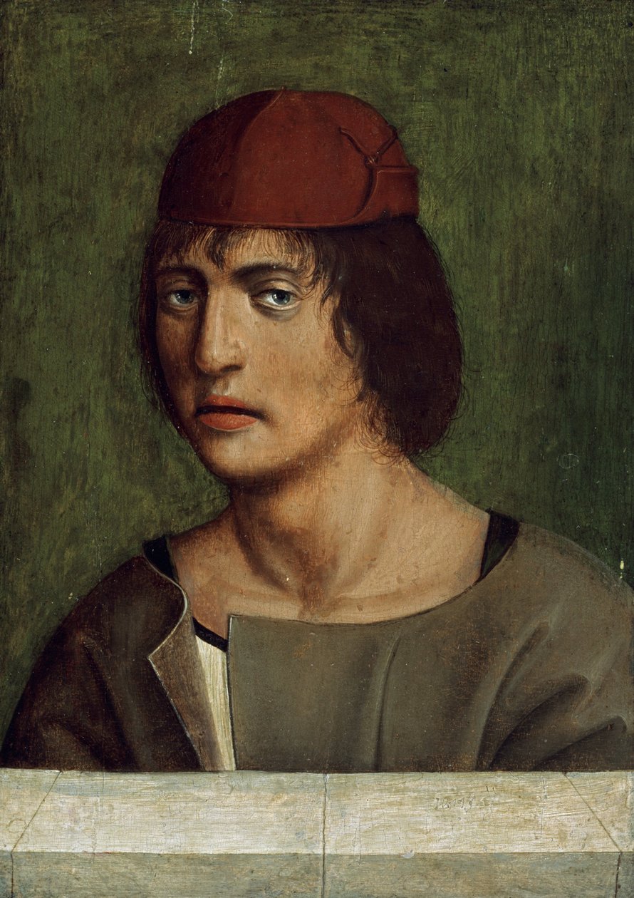 Bildnis eines jungen Mannes (Selbstbildnis) von Jan Polack