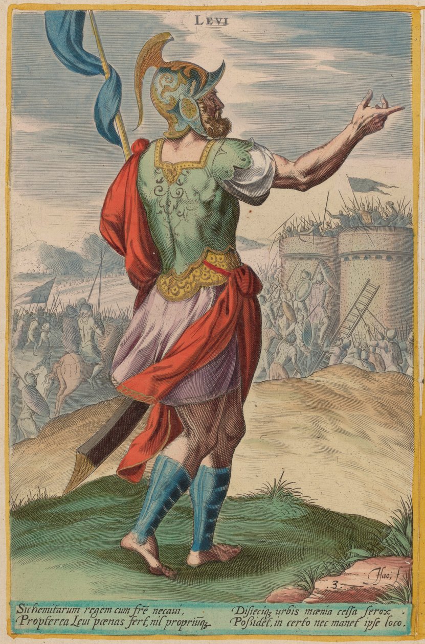 Levi von Jan Sadeler I after Crispen van den Broecke