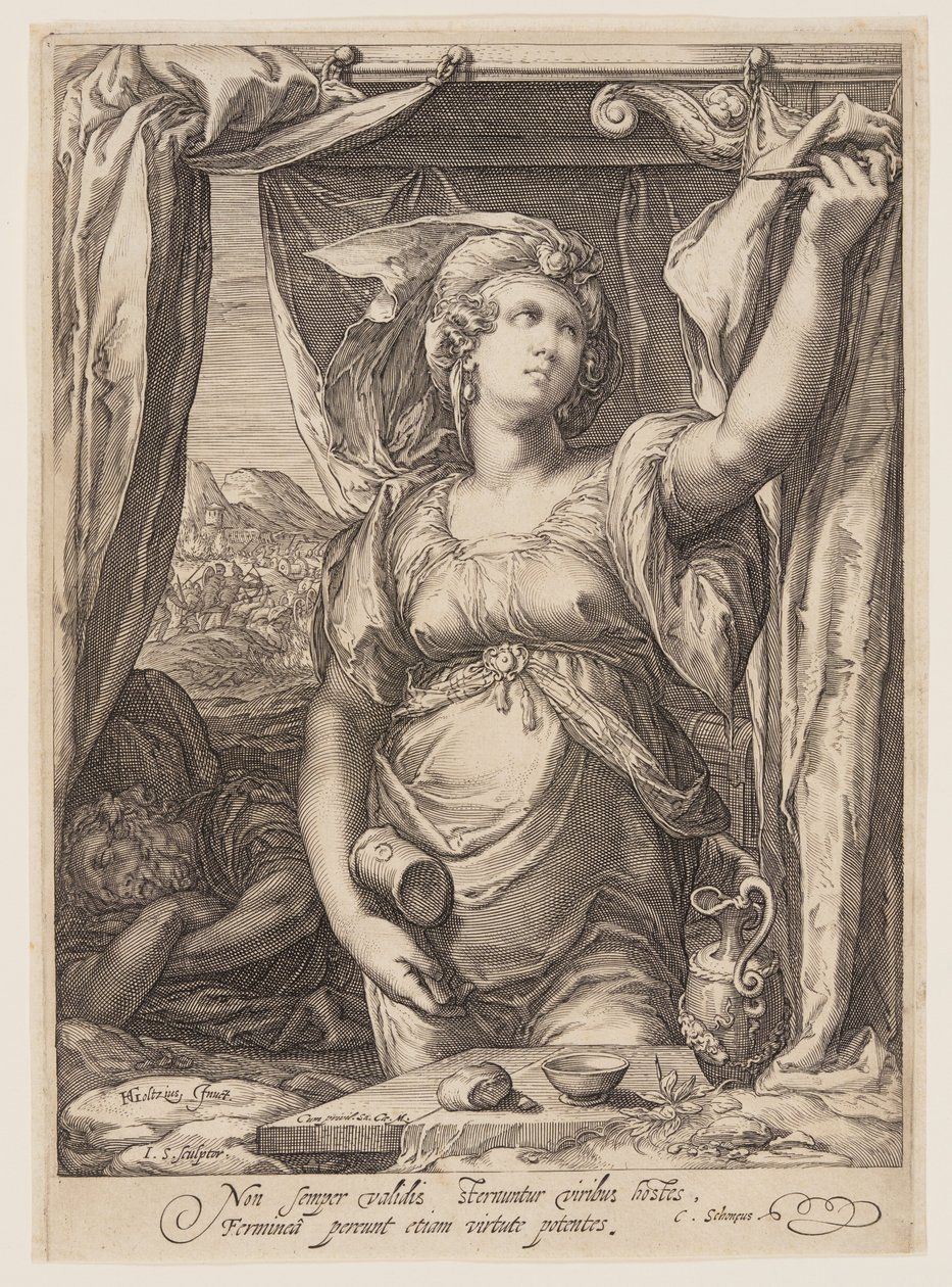Jael und Sisera von Jan Saenredam