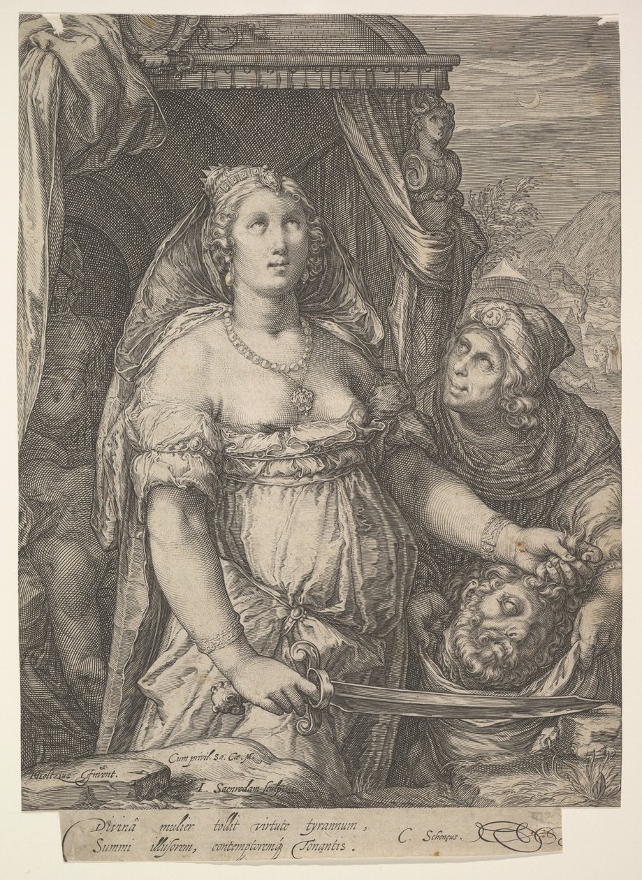 Judith und das Haupt des Holofernes von Jan Saenredam