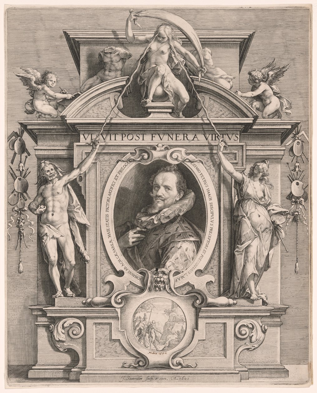 Porträt von Hans von Aachen von Jan Saenredam