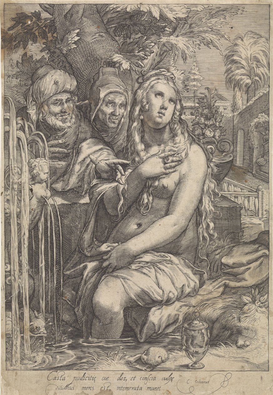 Susanna und die Ältesten von Jan Saenredam