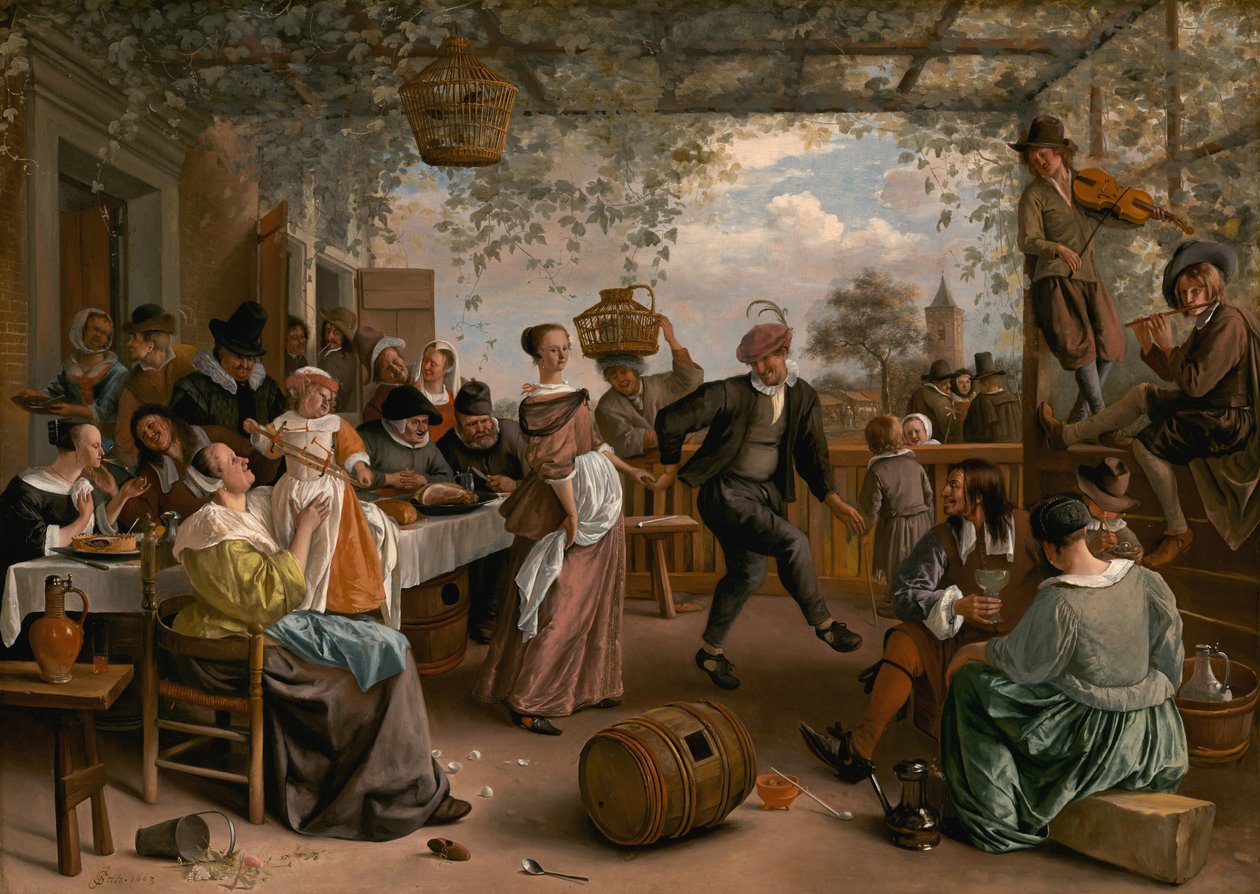 Das tanzende Paar von Jan Steen