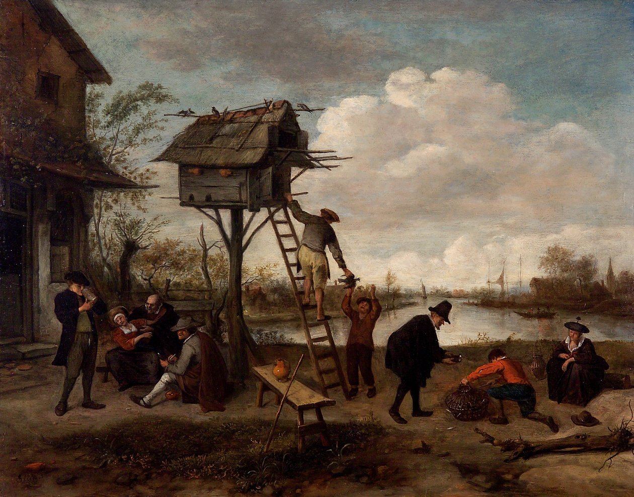 Das Taubenhaus von Jan Steen