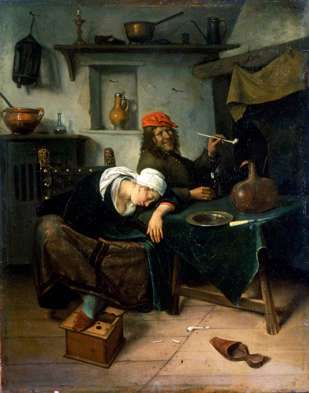 Die Müßiggänger von Jan Steen