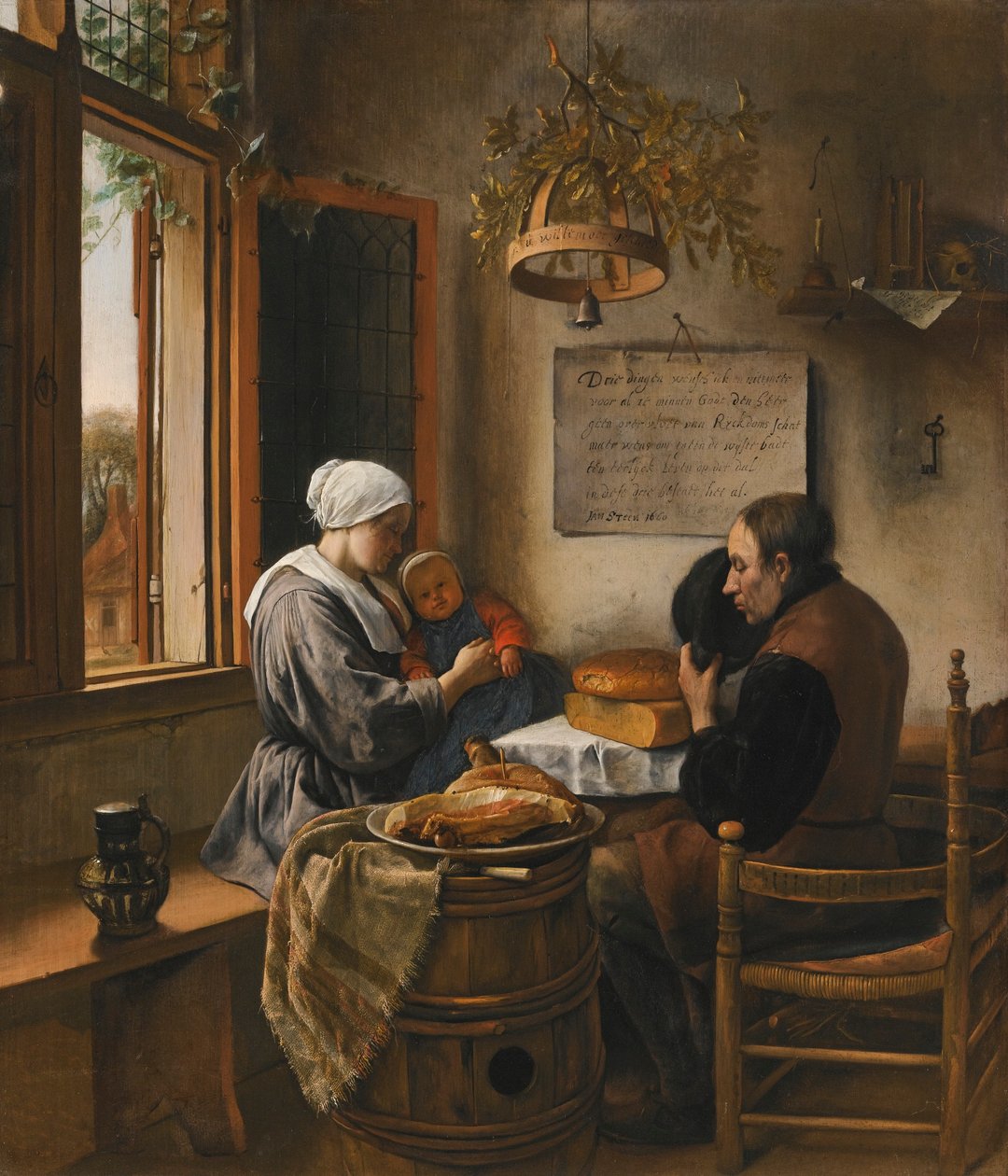Das Gebet vor dem Essen von Jan Steen