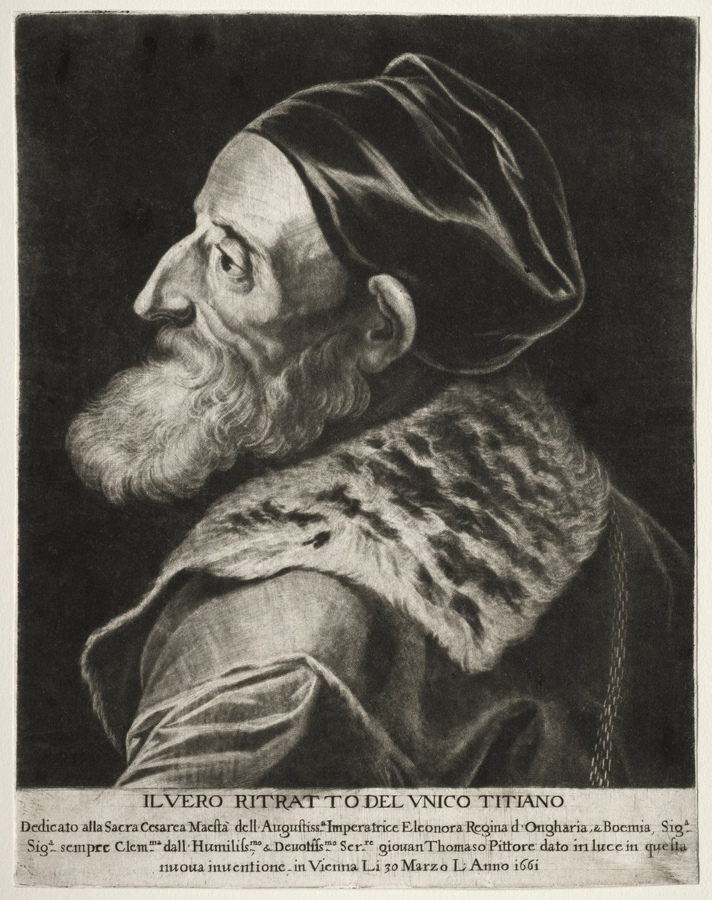 Porträt von Tizian von Jan Thomas
