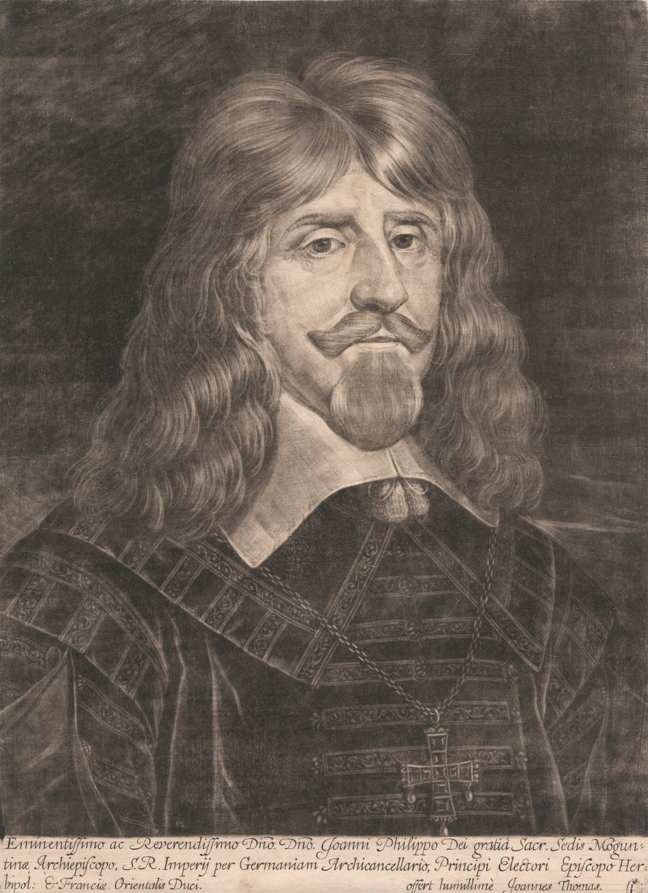 Johannes Philipp von Schönborn von Jan Thomas of Ypres