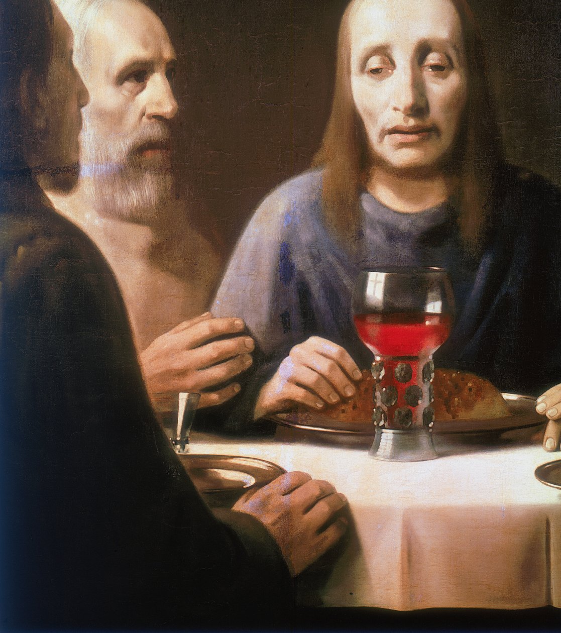 Das Abendmahl, Mitte bis Ende des 17. Jahrhunderts von Johannes Vermeer