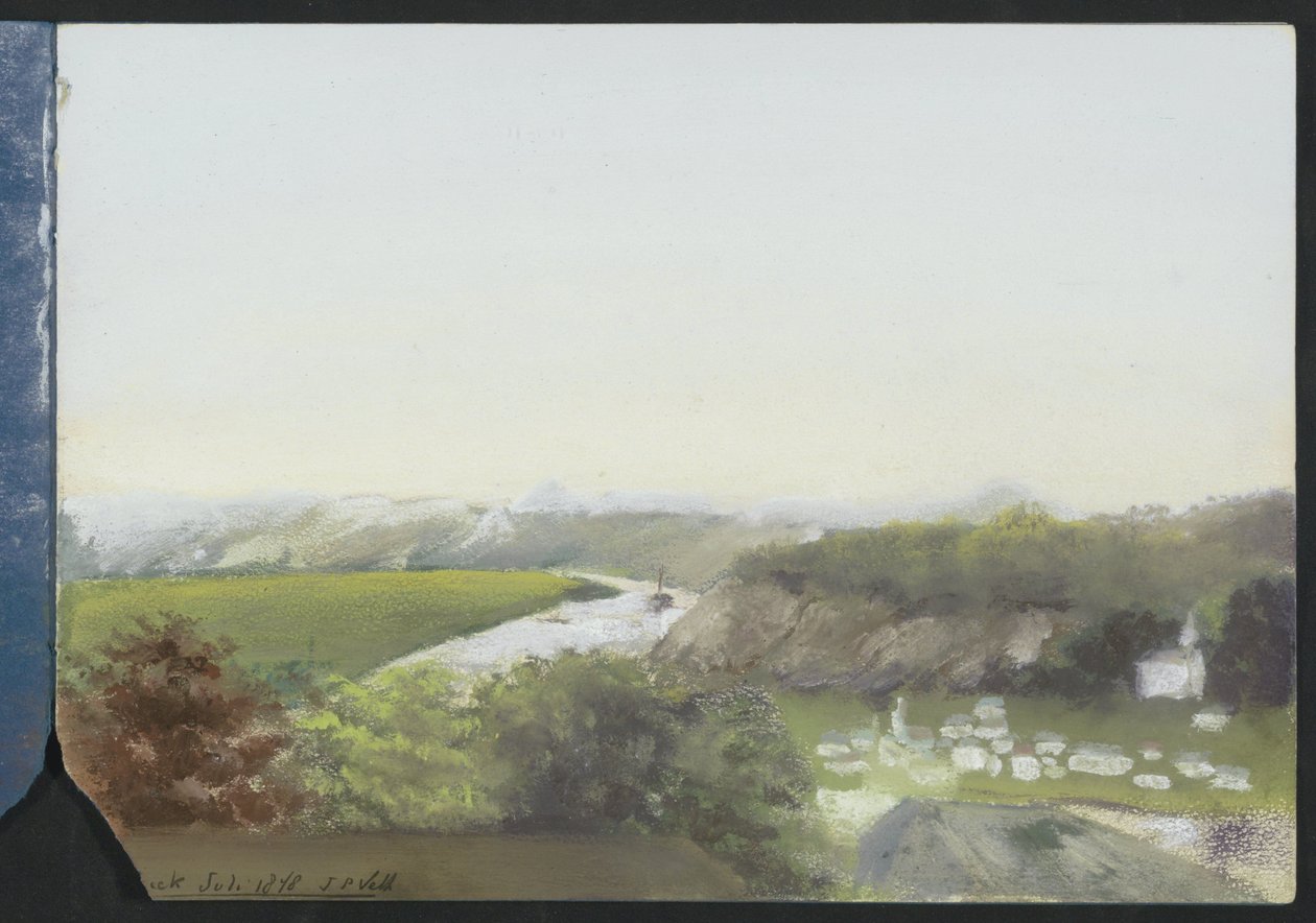 Berglandschaft mit einem Fluss von Jan Veth