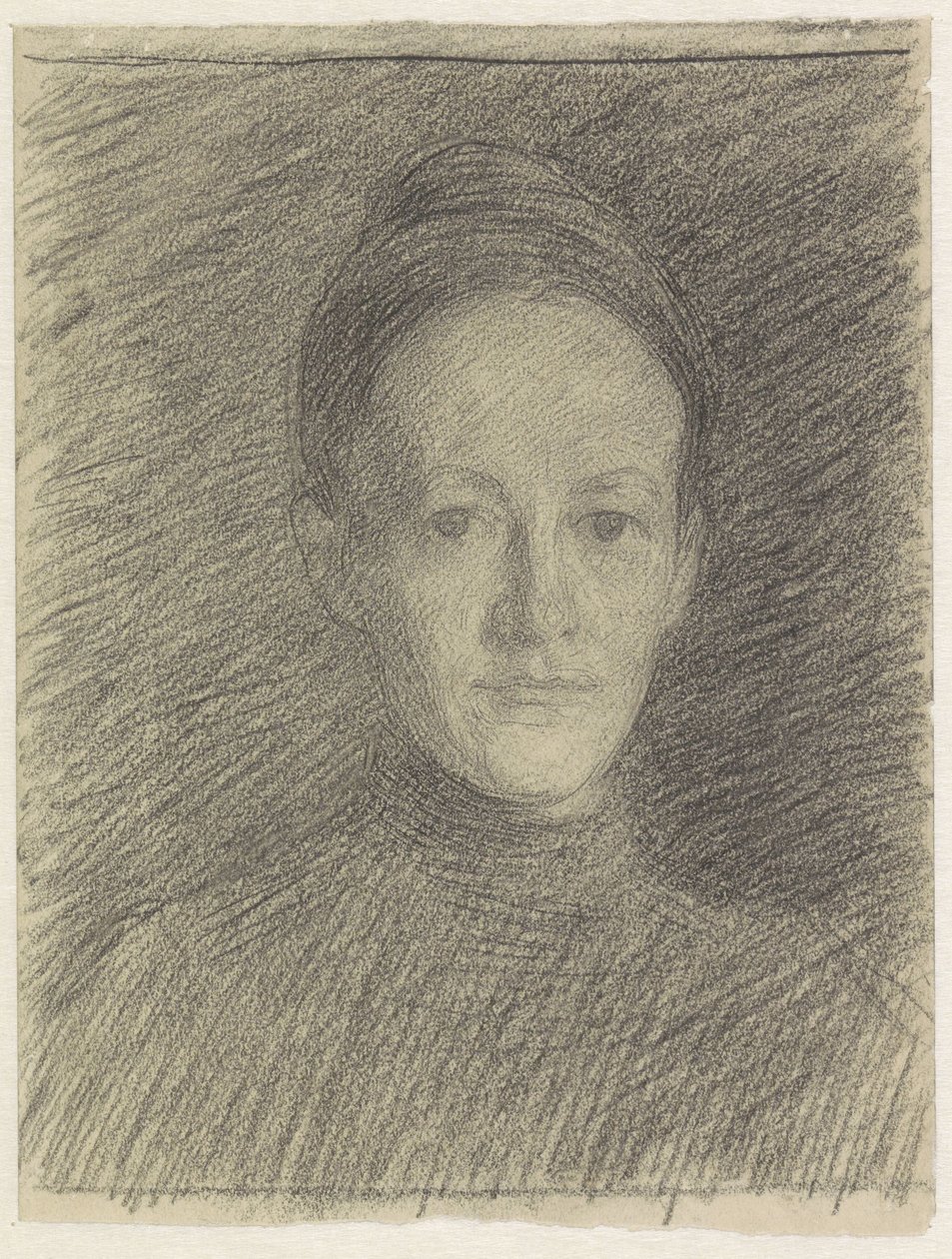Porträt von Fräulein C.J. Veth von Jan Veth