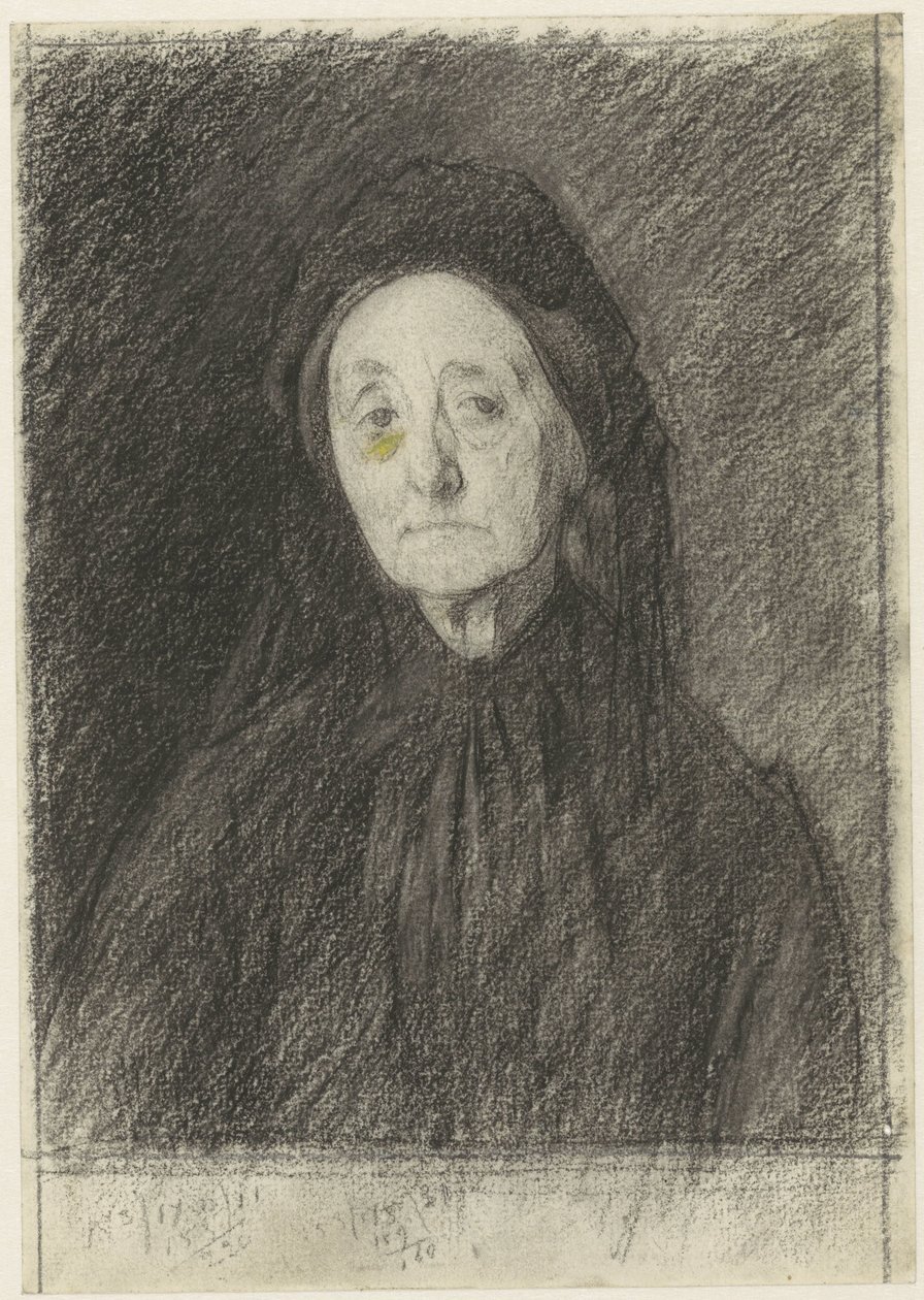 Porträt von Frau J.H. Giltay-Moll von Jan Veth