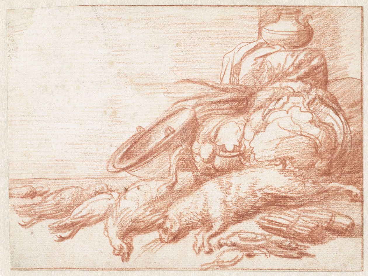 Stillleben mit Hase und Geflügel von Jan Weenix (possibly)