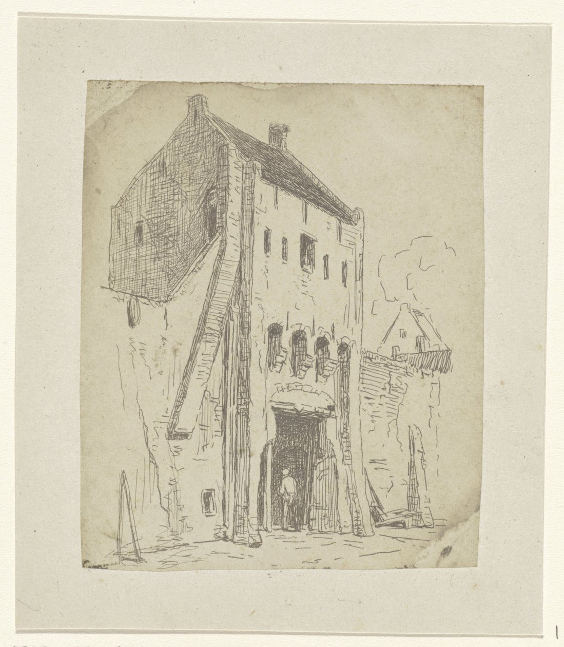 Steigerpoort in Leerdam von Jan Weissenbruch