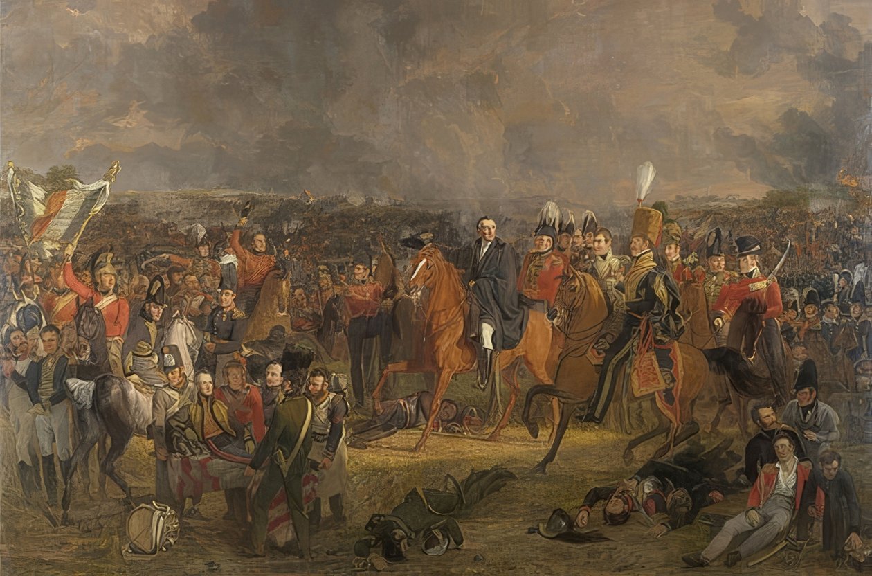 Die Schlacht von Waterloo von Jan Willem Pieneman