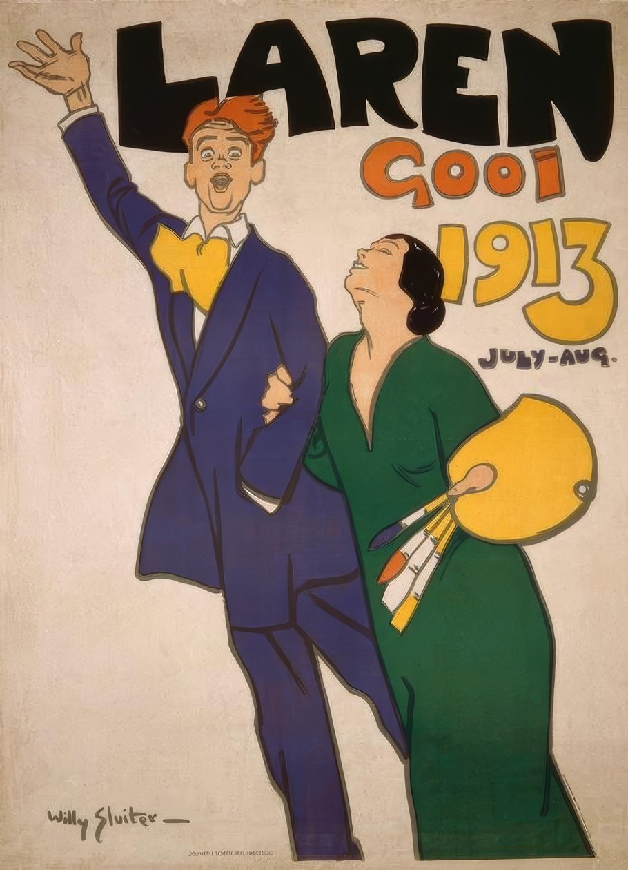 Laren Gooi 1913 Juli-Aug. von Jan Willem Sluiter