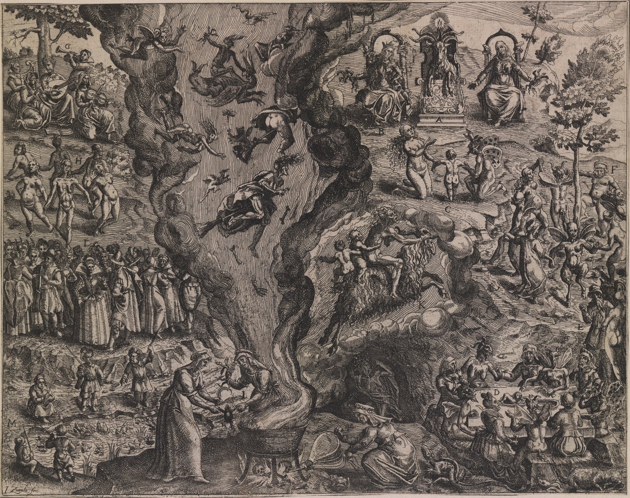 Hexensabbat von Jan Ziarnko