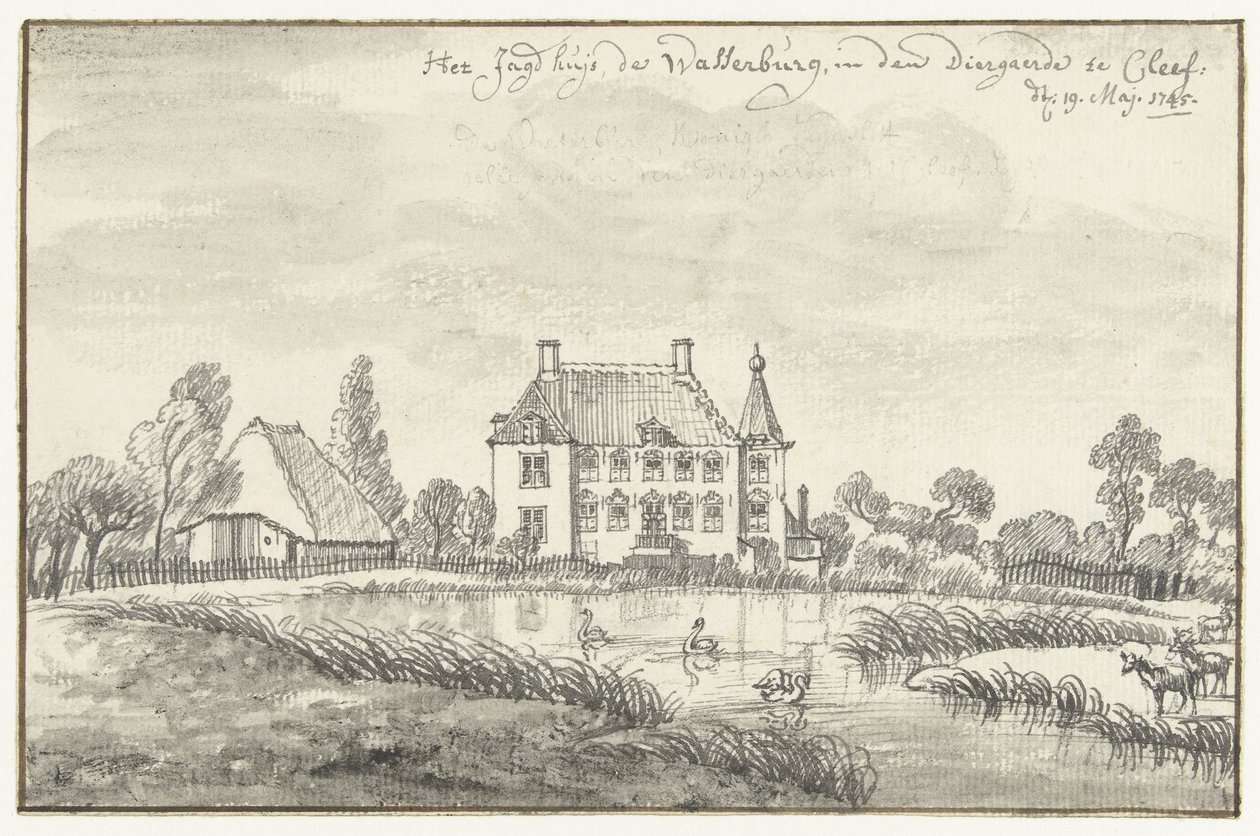 Das Haus de Wasserburg, Kleve von Jan de Beijer