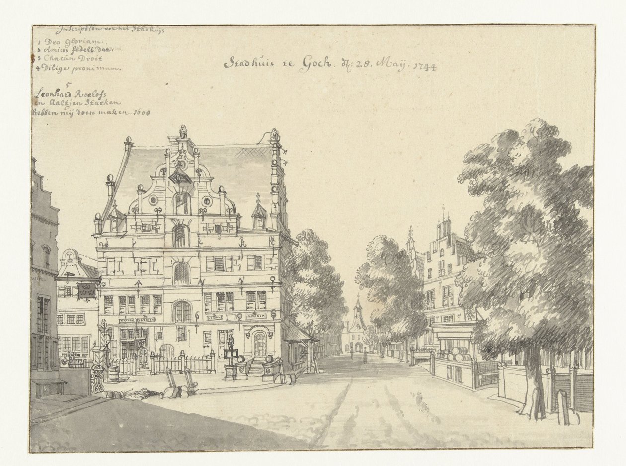 Das Rathaus in Goch von Jan de Beijer