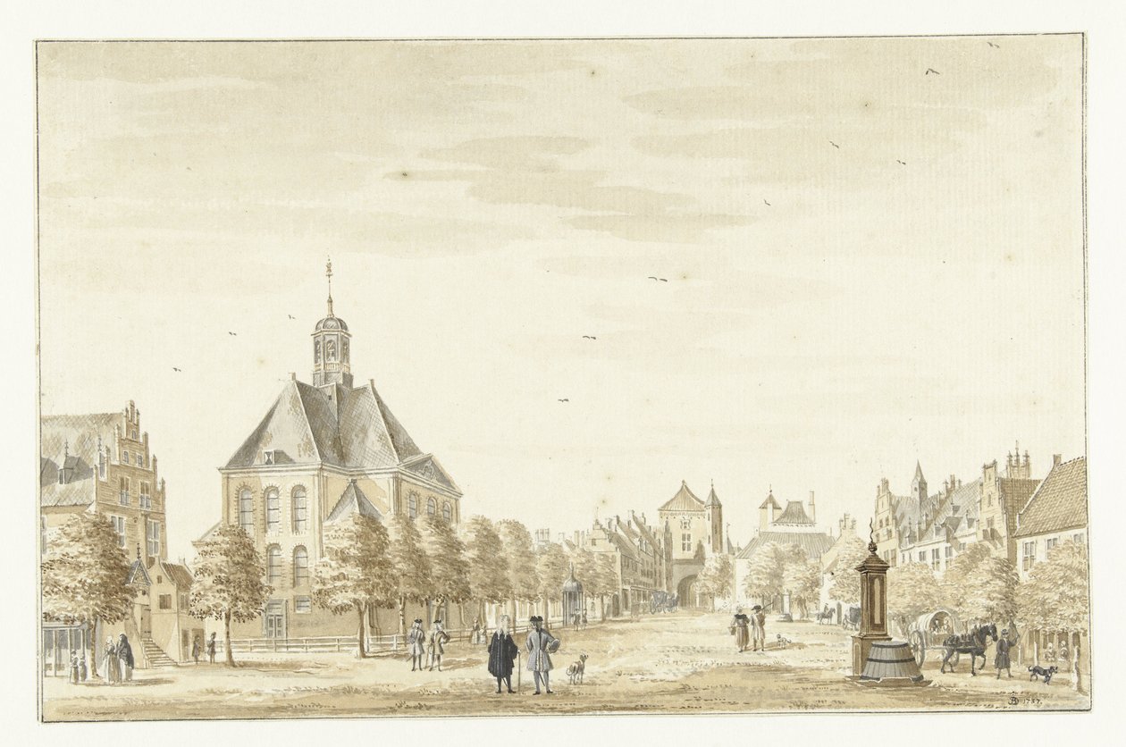 Markt in Emmerich von Jan de Beijer