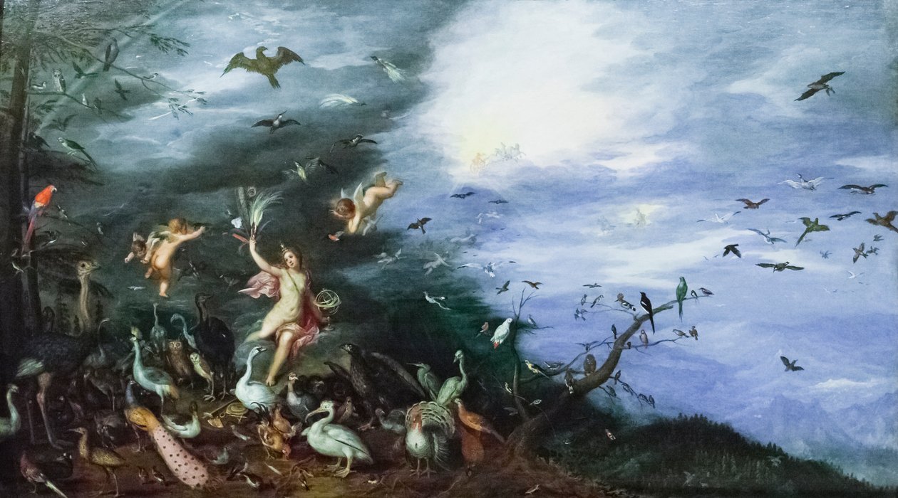 Allegorie der Luft von Jan the Elder Brueghel